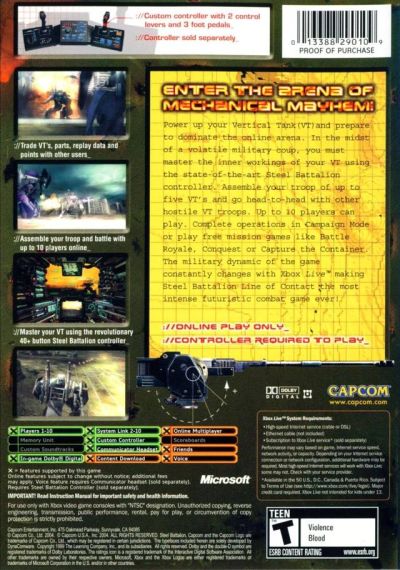 Steel Battalion - Line of Contact (USA)